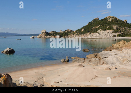 The famous beach of Cala Corsara in Spargi island in Maddalena archipelago of Maddalena, Sardinia, Italy Stock Photo