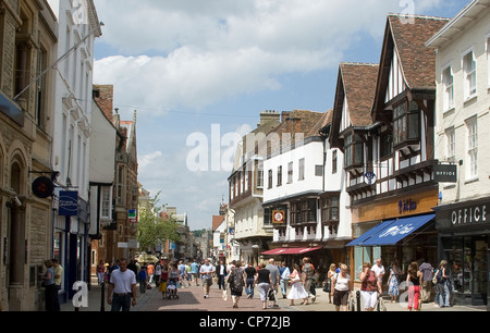 Canterbury High Street, Kent, England, UK Stock Photo
