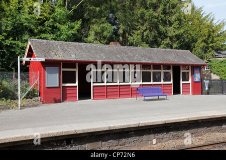 Wetheral Station waiting room at Wetheral in Cumbria, UK Stock Photo