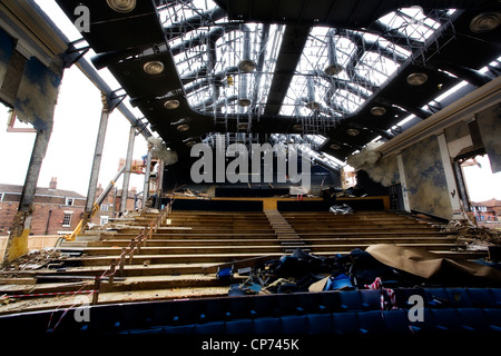 Places - Demolition of old Marlowe Theatre, Canterbury, Kent, England, UK Stock Photo