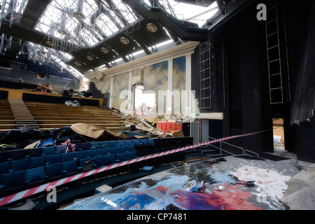 Places - Demolition of old Marlowe Theatre, Canterbury, Kent, England, UK Stock Photo