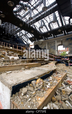 Places - Demolition of old Marlowe Theatre, Canterbury, Kent UK Stock Photo