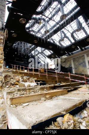 Places - Demolition of old Marlowe Theatre, Canterbury, Kent UK Stock Photo