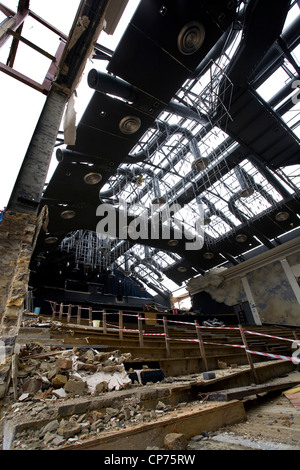 Places - Demolition of old Marlowe Theatre, Canterbury, Kent, UK Stock Photo