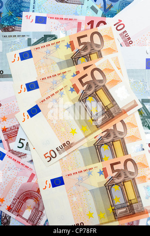 Euro 50 notes Stock Photo