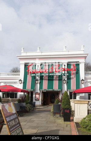 A branch of Frankie and Benny's 'New York Italian Restaurant and Bar' chain, located adjacent to the Trafford Centre in Salford. Stock Photo