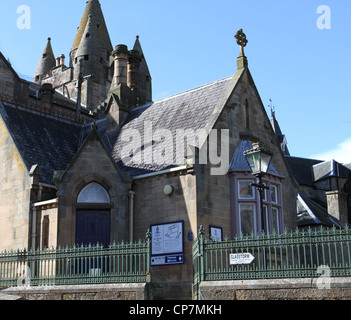 Exterior of Tain through time museum Scotland March 2012 Stock Photo