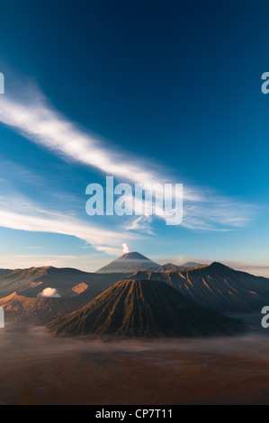 Gunung Bromo Volcano on Java Island in Indonesia Stock Photo