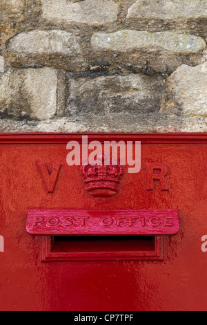 Victorian post box in Oxford, Oxfordshire, England Stock Photo