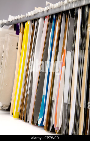 Hanging Folders, business concept Stock Photo