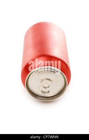 blank soda can with white background Stock Photo