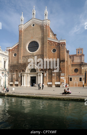 The Basilica di Santi Giovanni e Paolo, in Venice, Veneto, Italy Stock Photo