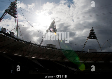 London Olympic stadium, London 2012 Olympic Site, London Stock Photo