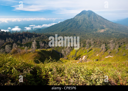 Gunung Merapi Volcano on Java Island in Indonesia Stock Photo