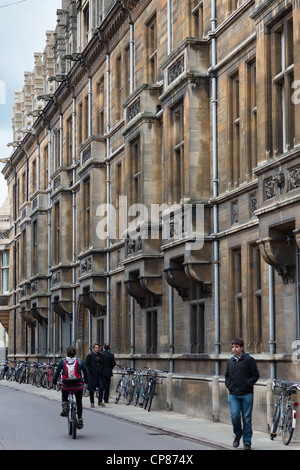 Tree Court, Gonville and Caius College, Cambridge, UK. Stock Photo