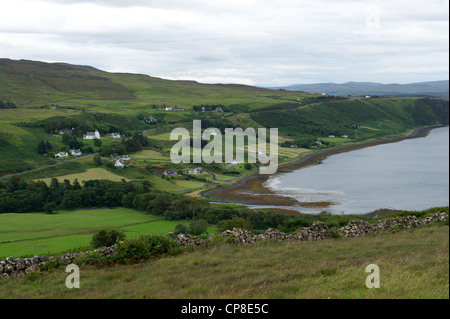 View of Uig Bay, Isle of Skye, Scotland, UK Stock Photo