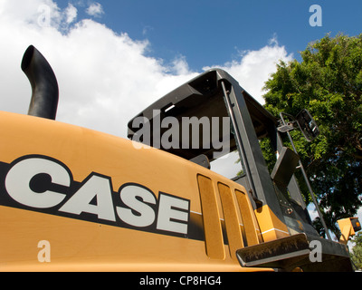 Case front loader details. Stock Photo