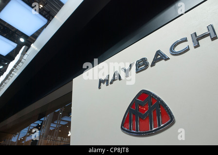 Logo of the luxury make of car Maybach the Maybach Motorenbau GmbH ...