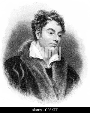 Robert Southey, 1774 - 1843, an English poet, historian and critic, Historische Zeichnung aus dem 19. Jahrhundert, Portrait von Stock Photo