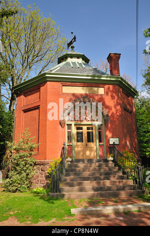 The old New Castle Delaware library built in 1812, now a museum Stock Photo