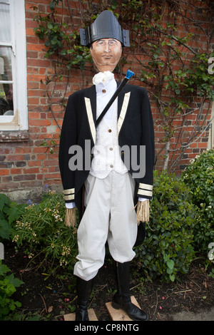 Scarecrow Festival Urchfont Village Stock Photo