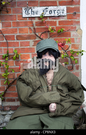 Scarecrow Festival Urchfont Village Stock Photo