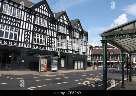 Chesterfield Town Centre Stock Photo