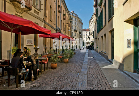 Europe italy  Piedmont Turin Roman Quarter Hafa Cafè Stock Photo