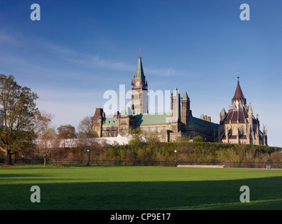 The Parliament Building in Ottawa, Ontario, Canada May 2012 Stock Photo
