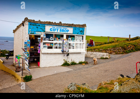 The gift shop at Lizard Point, Cornwall, UK - the most southerly point on the English mainland. Stock Photo