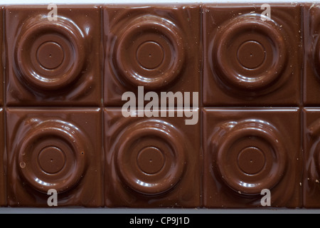 slab of Nestle Rolo chocolate bar Stock Photo
