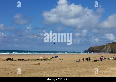 Perranporth, Cornwall, England, United Kingdom Stock Photo