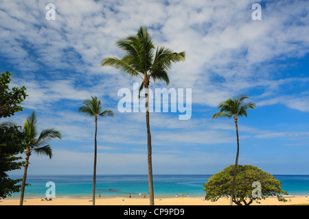 Hapuna Beach State Park - The Big Island - Hawaii Stock Photo