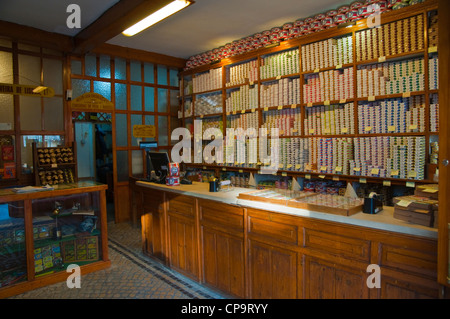 Conserveira de Lisbon shop selling preserved food in tins Baixa district central Lisbon Portugal Europe Stock Photo