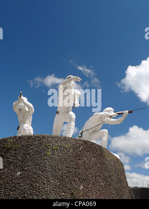 Nicaragua Matagalpa Sandinista war monument honoring Sandinista fighters and FSLN Stock Photo