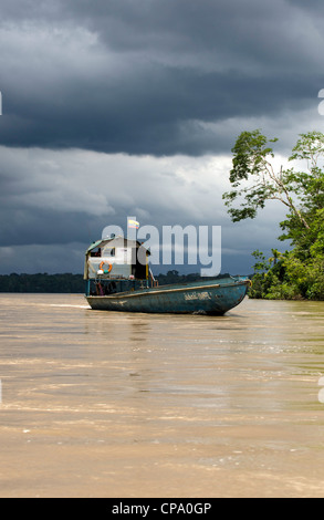 Aguarico river Amazon basin Tierras Orientales Ecuador Stock Photo