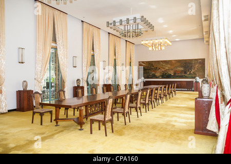 Banquet Room, Reunification Hall, Ho Chi Minh City, (Saigon), Vietnam Stock Photo