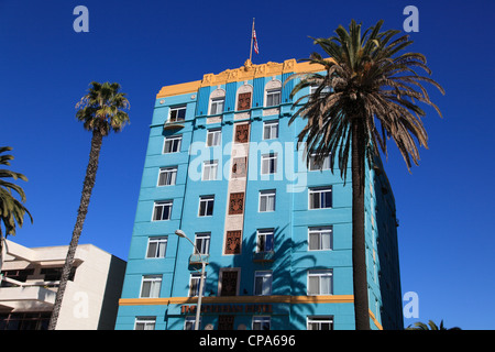 Art deco, Georgian Hotel, Ocean Avenue, Santa Monica, Los Angeles, California, USA Stock Photo