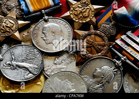 British Military Medals Stock Photo