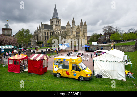 Rochester Cathedral in Kent Stock Photo