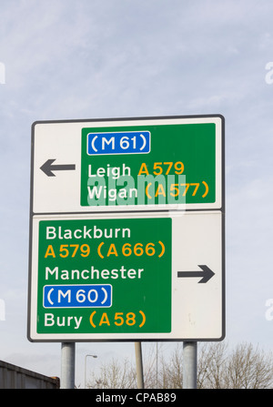 All routes direction sign Stock Photo - Alamy