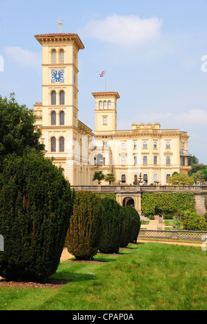 Isle of Wight. April 2011. Osborne House, Queen Victoria's retreat on the Isle of Wight. Stock Photo