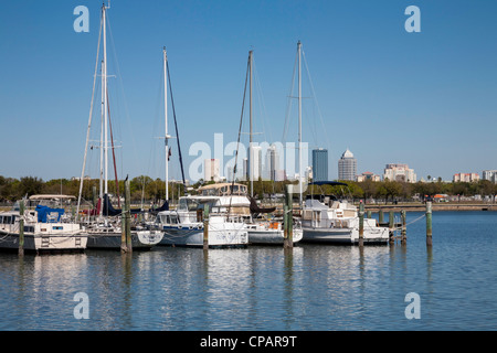 Davis island Yacht Club, Tampa Florida Stock Photo