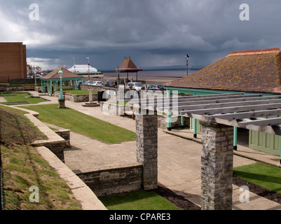 Marine Cove, public gardens at Burnham-on-Sea, Somerset, UK Stock Photo