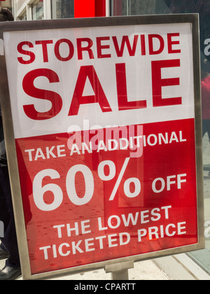 Generic Storewide Sale Sign Stock Photo