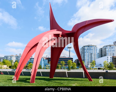 Eagle, Olympic Sculpture Park Seattle Stock Photo