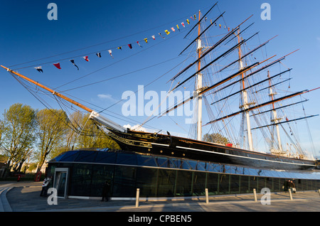 Cutty Sark reopens for public viewing - London 2012 Stock Photo