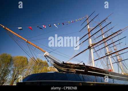 Cutty Sark reopens for public viewing - London 2012 Stock Photo