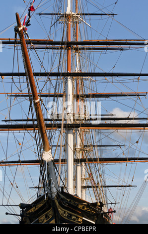 Cutty Sark reopens for public viewing - London 2012 Stock Photo