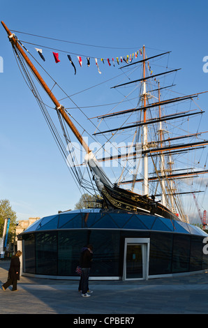 Cutty Sark reopens for public viewing - London 2012 Stock Photo